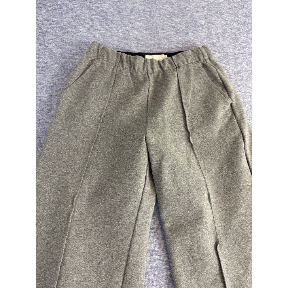 Everlane Pant Stretch Elastic Waist Slacks Gray Drawstring Women Size XS - Picture 2 of 11